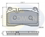 Комплект тормозных колодок COMLINE CBP01626