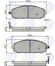 Комплект тормозных колодок COMLINE CBP3777