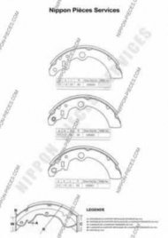 Тормозные колодки NPS S350I15