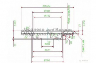 Тормозной диск ASHUKI 0990-9212