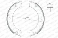 Комлект тормозных накладок WEEN 152-2374
