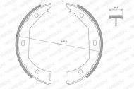 Комлект тормозных накладок WEEN 152-2428