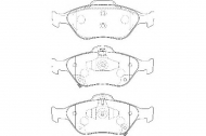 Комплект тормозных колодок WAGNER WBP24022A