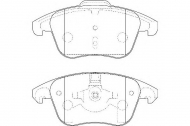 Комплект тормозных колодок WAGNER WBP24557A