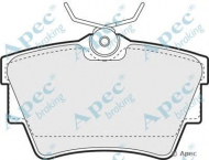 Комплект тормозных колодок APEC braking PAD1089