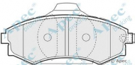 Комплект тормозных колодок APEC braking PAD1203