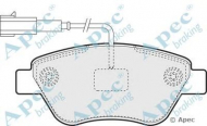 Комплект тормозных колодок APEC braking PAD1400