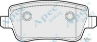 Комплект тормозных колодок APEC braking PAD1506