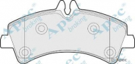 Комплект тормозных колодок APEC braking PAD1517