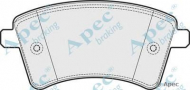 Комплект тормозных колодок APEC braking PAD1656