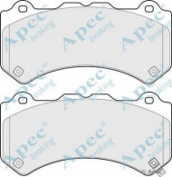 Комплект тормозных колодок APEC braking PAD1743