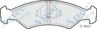 Комплект тормозных колодок APEC braking PAD423