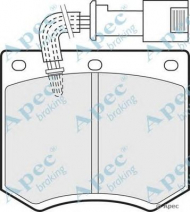 Комплект тормозных колодок APEC braking PAD556