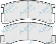 Комплект тормозных колодок APEC braking PAD637