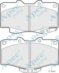 Комплект тормозных колодок APEC braking PAD703