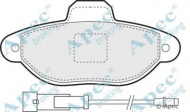 Комплект тормозных колодок APEC braking PAD812