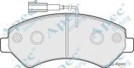Комплект тормозных колодок APEC braking PAD1575