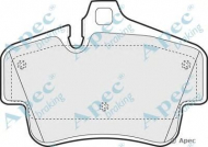 Комплект тормозных колодок APEC braking PAD1628