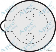 Комплект тормозных колодок APEC braking PAD277