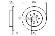 Тормозной диск BOSCH 0 986 479 014