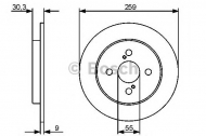 Тормозной диск BOSCH 0 986 479 420