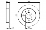 Тормозной диск BOSCH 0 986 479 484