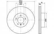 Тормозной диск HELLA PAGID 8DD 355 115-961