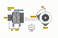 Генератор BOSCH 0 986 048 760