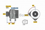 Генератор BOSCH 0 986 081 160