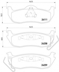 Комплект тормозных колодок HELLA PAGID 8DB 355 012-181