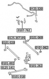 Подвеска ASVA 0101-002