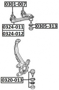 Подвеска ASVA 0301-007