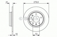 Тормозной диск BOSCH 0 986 479 949