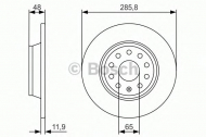 Тормозной диск BOSCH 0 986 479 972