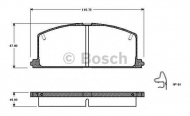 Комплект тормозных колодок BOSCH 0 986 TB2 086