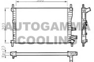 Теплообменник AUTOGAMMA 100356