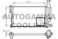 Теплообменник AUTOGAMMA 101175