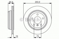 Тормозной диск BOSCH 0 986 479 R34