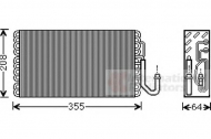 Испаритель VAN WEZEL 3000V547
