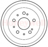 Тормозный барабан BENDIX 329011B