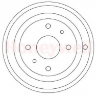 Тормозный барабан BENDIX 329222B