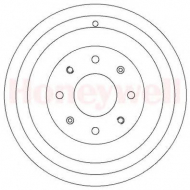 Тормозный барабан BENDIX 329261B