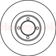 Тормозной диск BENDIX 561017B