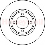 Тормозной диск BENDIX 561052B