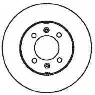 Тормозной диск BENDIX 561349B