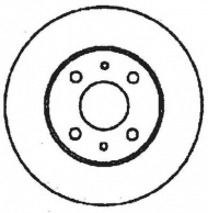 Тормозной диск BENDIX 561340B