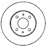 Тормозной диск BENDIX 561387B