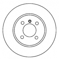 Тормозной диск BENDIX 561980B