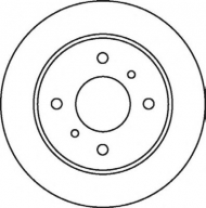 Тормозной диск BENDIX 562032B