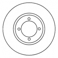 Тормозной диск BENDIX 562038B